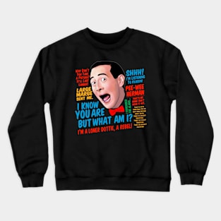 Pee Wee Herman Dynamic Drama Crewneck Sweatshirt